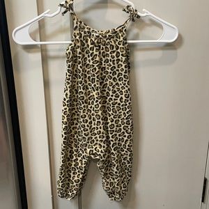 Leopard print romper